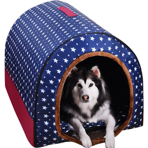 Comfortable Print Foldable Pet Bed